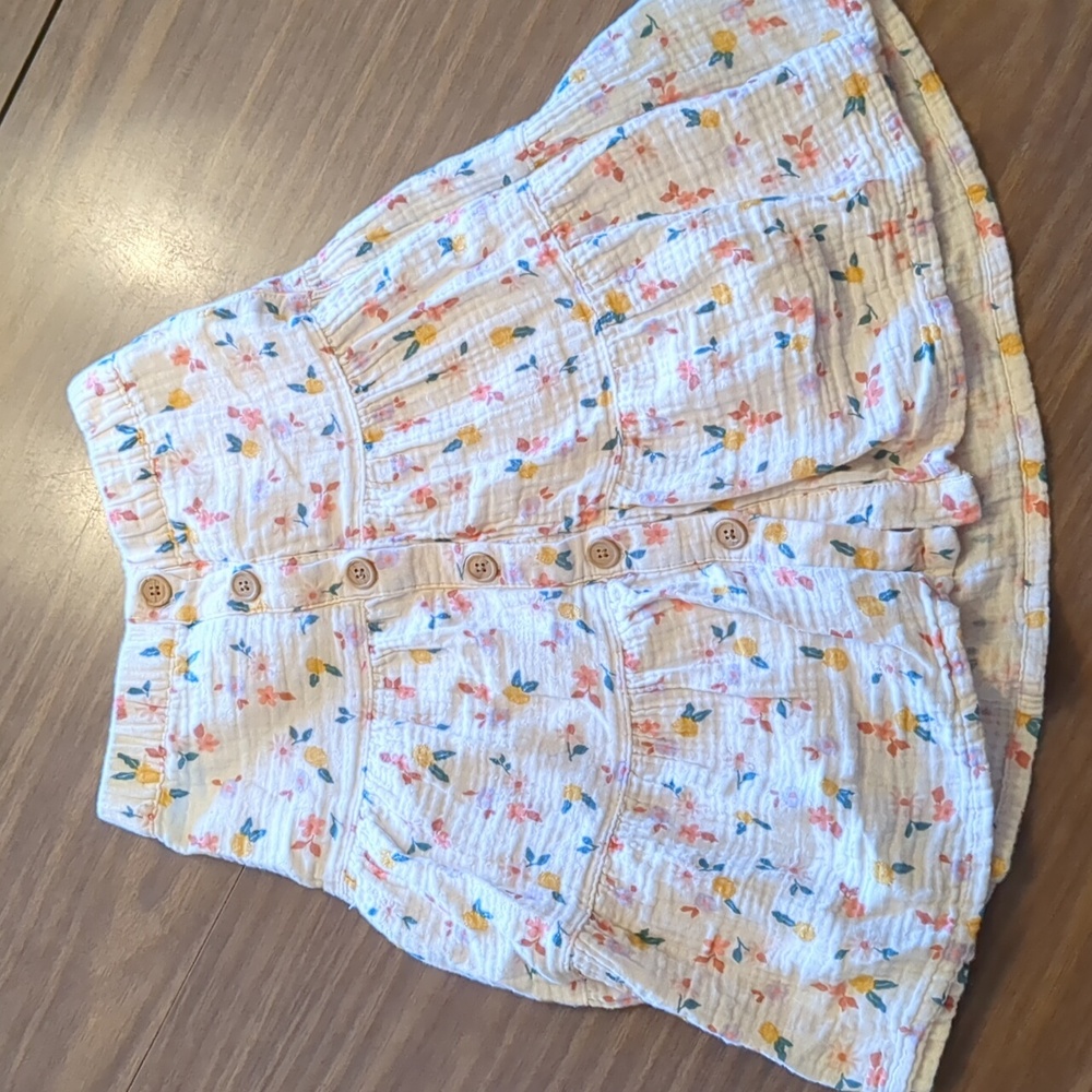 Girls button down skirt